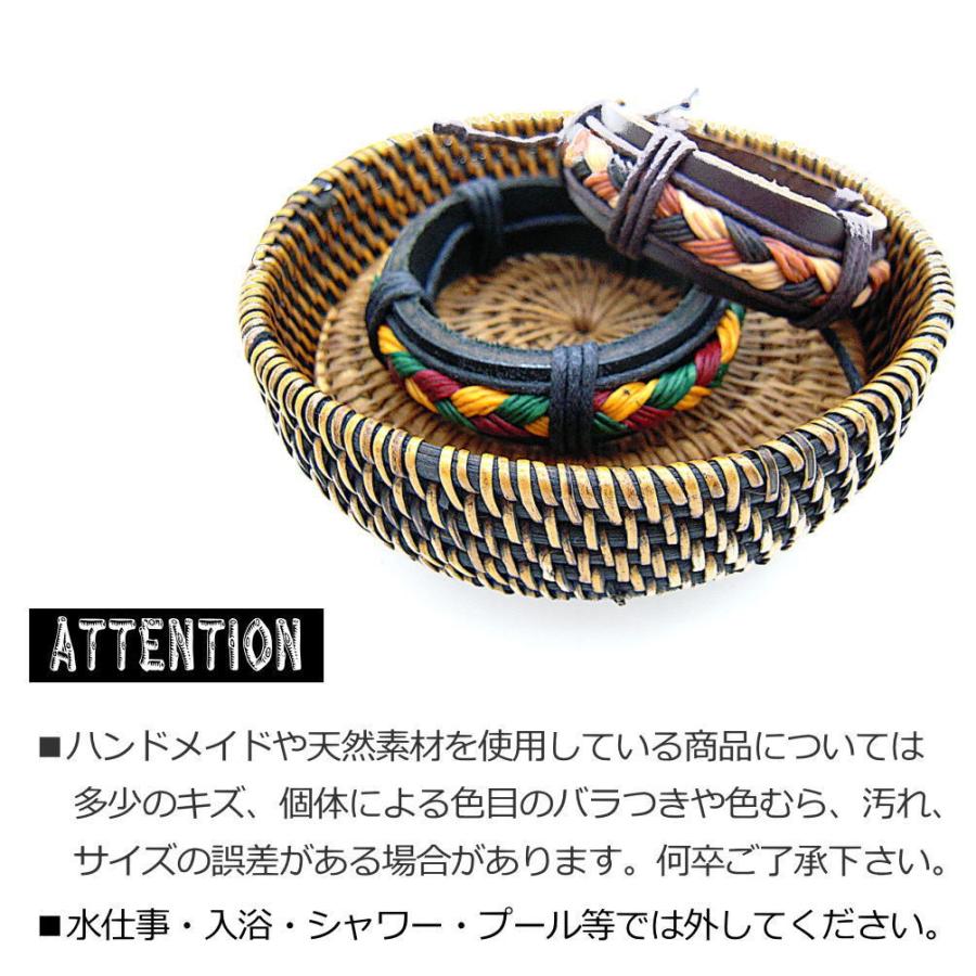 三つ編み レザー 革 フリーサイズ ブレスレット 手作り ハンドメイド