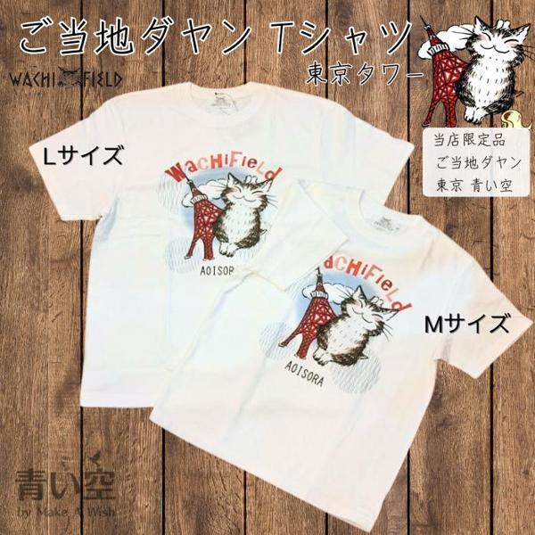 わちふぃーるど（WachiField） ダヤン 服 Tシャツ ご当地ダヤン 青い