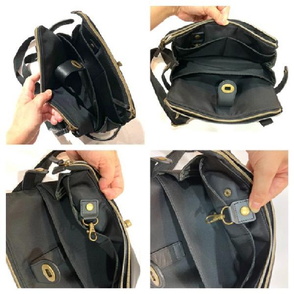 わちふぃーるど ダヤン バッグ W-DCプレミアム Wポシェット 黒