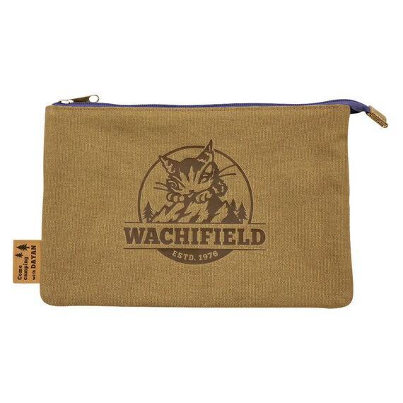 わちふぃーるど（WachiField） ダヤン グッズ バッグ 帆布ダブルポーチ