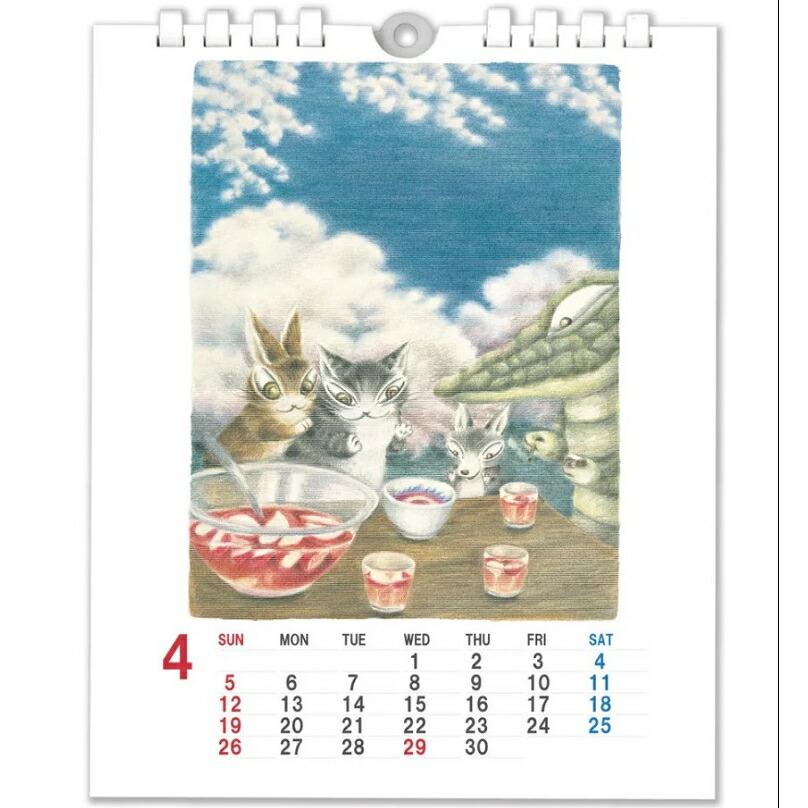 ダヤン カレンダー わちふぃーるど 猫 キャラクター 2026年版