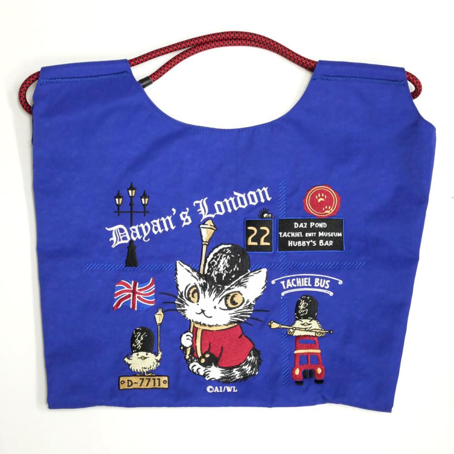 わちふぃーるど ダヤン バッグ 刺繍トート レディース メンズ