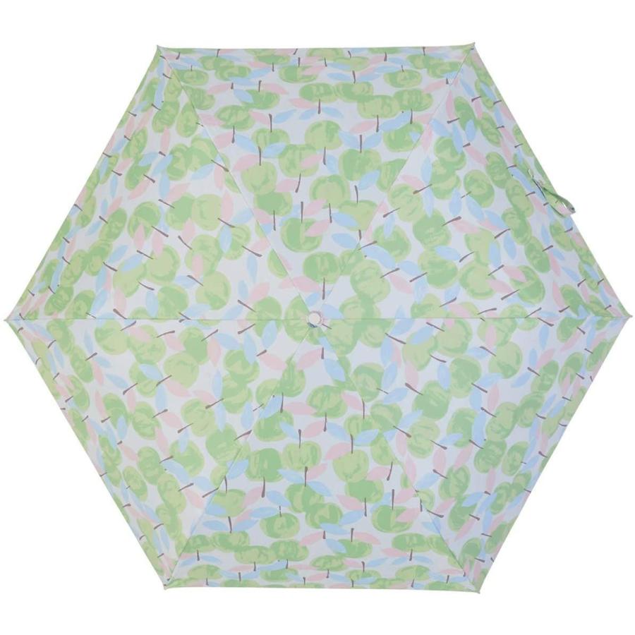 niftycolors レディース 晴雨兼用日傘 折りたたみ傘 遮光 遮熱 アップルりんご グリーン 55cm 2284GR｜aoistore20fukuoka｜07