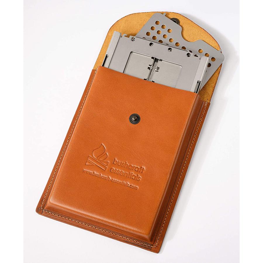 ブッシュボックスXLチタン レザーポーチ & マルチファンクションケース セット 楽天市場】ブッシュクラフトエッセンシャルズ ブッシュボックス XL