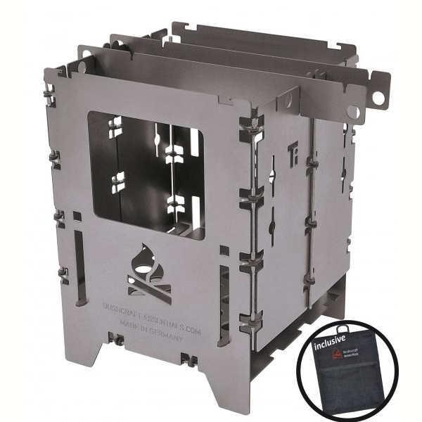 ブッシュボックス LF チタンアウトドアクッカー  専用ケース付 焚き火台 | ブランド登録なし | 03