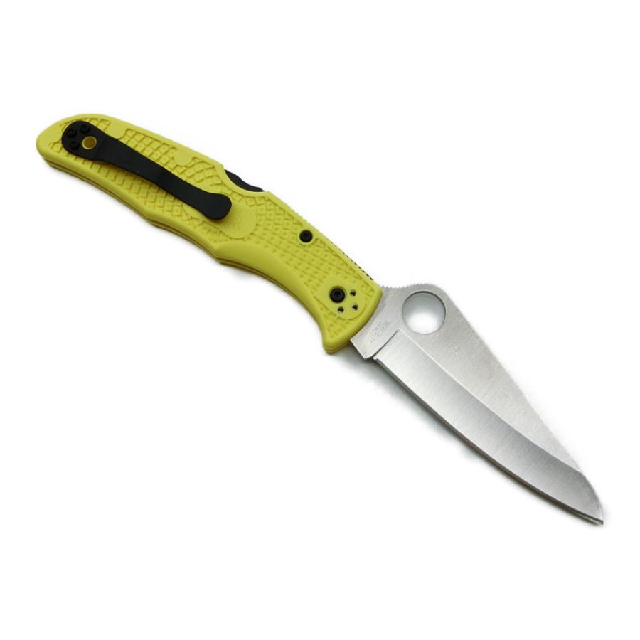 Spyderco(スパイダルコ) パシフィックソルト 大海人 イエロー H-1 直刃
