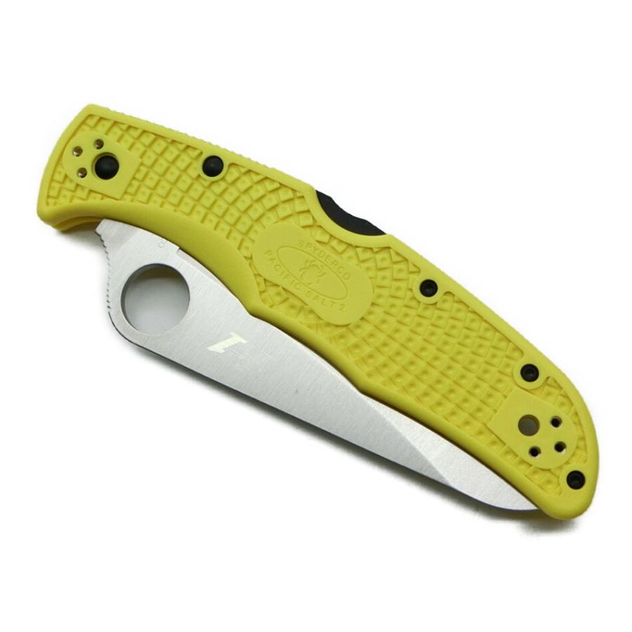 Spyderco(スパイダルコ) パシフィックソルト 大海人 イエロー H-1 直刃