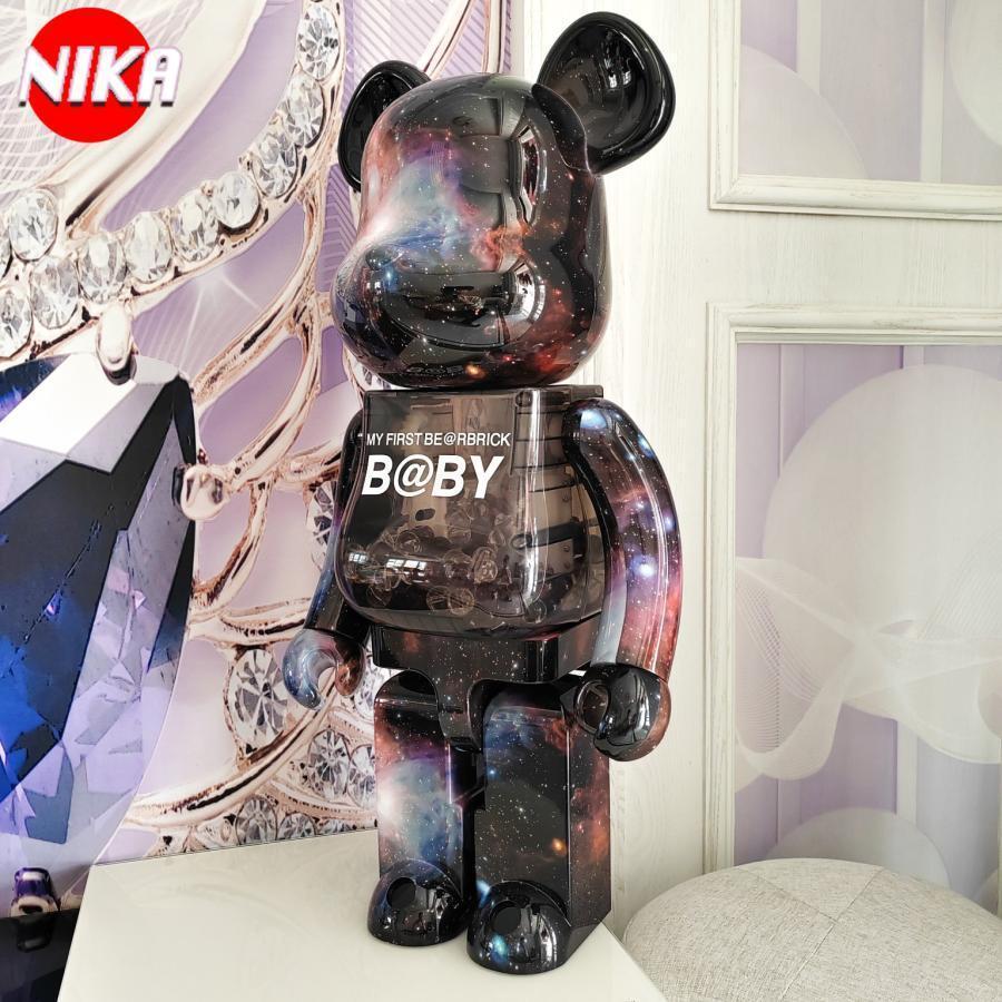 星空 BE@RBRICK ベアブリック bearbrick 熊 1000% 70cm フィギュア 子供 玩具 置き物 飾り オーナメント プレゼント｜aoiumikara｜05