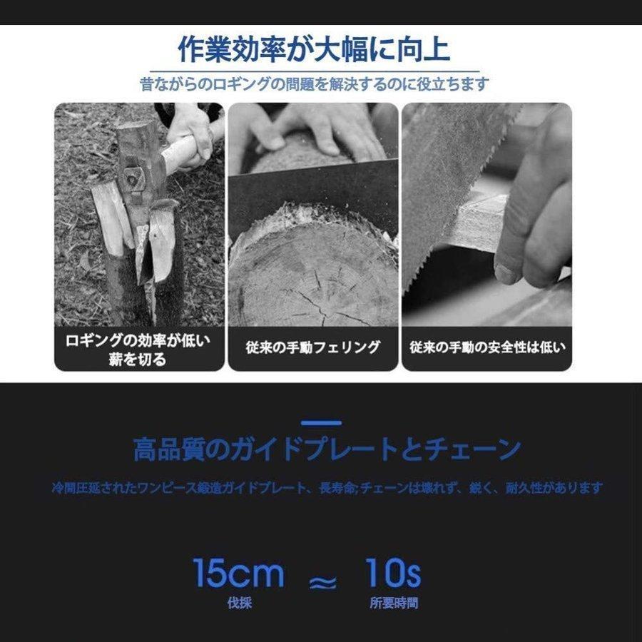 再入荷 予約販売 電動チェーンソー ミニチェーンソー 6インチ 小型チェンソー 充電式 バッテリー付き 強 力 片手 軽量 充電式のこぎり 電気こぎり 18vマキタバッテリー併用 Aynaelda Com