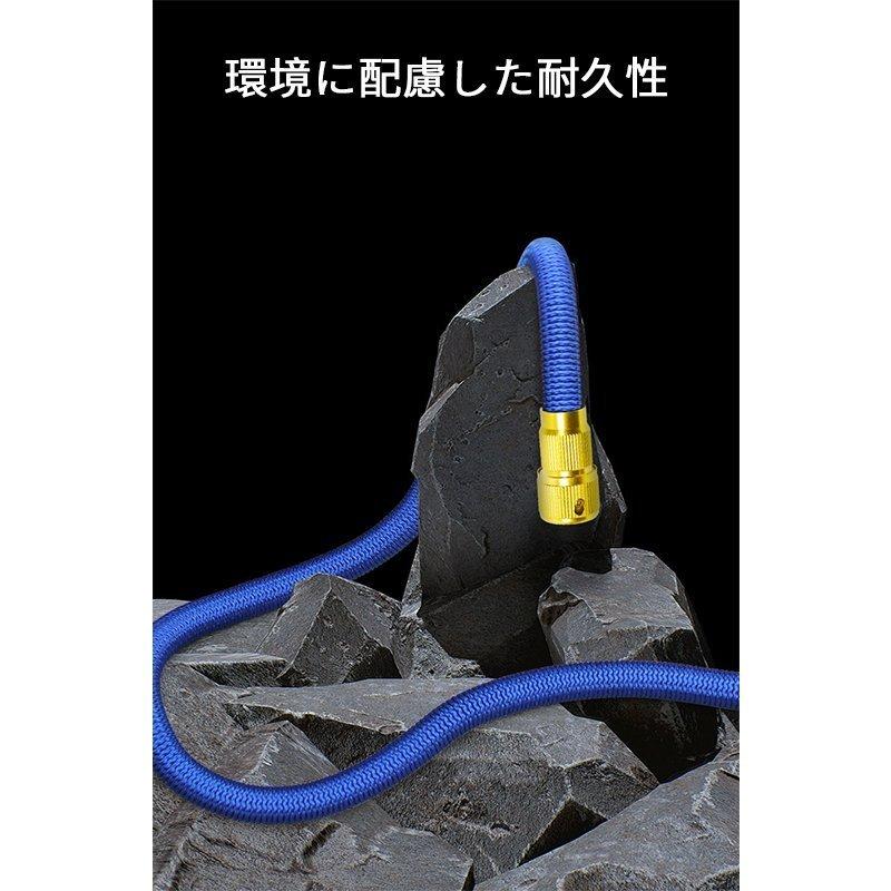 高圧洗浄ノズル 電源不要 高圧洗浄ノズルガン 配管 高圧洗浄ノズルヘッド 30m 洗車 高圧洗浄機 小型 ホース ウォータージェット 強力噴射 洗浄 掃除 簡単取付|aoki-store0912|11