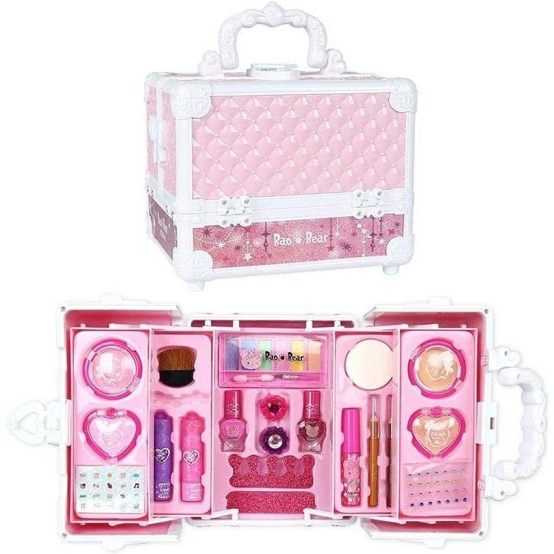 送料無料 Flycreat メイクセット お化粧ごっこ キッズ 子供 子供メイクアップセット おままごと New お化粧おもちゃ 海外直送 25点セット おもちゃ