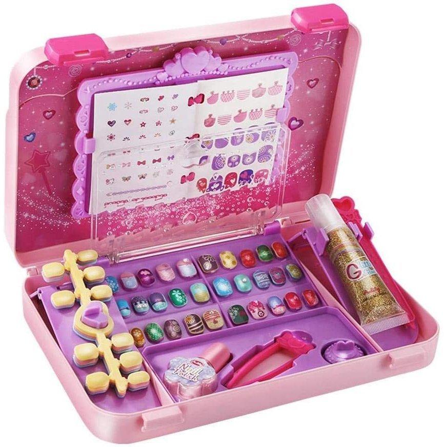 未使用品 子供 おもちゃ 知育玩具 メイクセット 女の子 はがせるマニキュア キッズ用ネイル 姫系 おままごと お化粧おもちゃ ごっこ遊び 誕生日 プレゼント Columbiatools Com