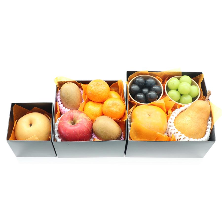 フルーツタワー ３段 おすすめ黒赤ぶどう キウイフルーツ シャインマスカット みかん りんご 柿 洋梨 和梨 クール便 青木フルーツ ヤフーショッピング店 通販 Paypayモール