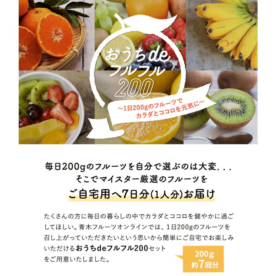 おうちdeフルフル200 ご自宅用　在宅勤務のリフレッシュに　フルーツ　果物 （クール便）｜aokifruits｜03