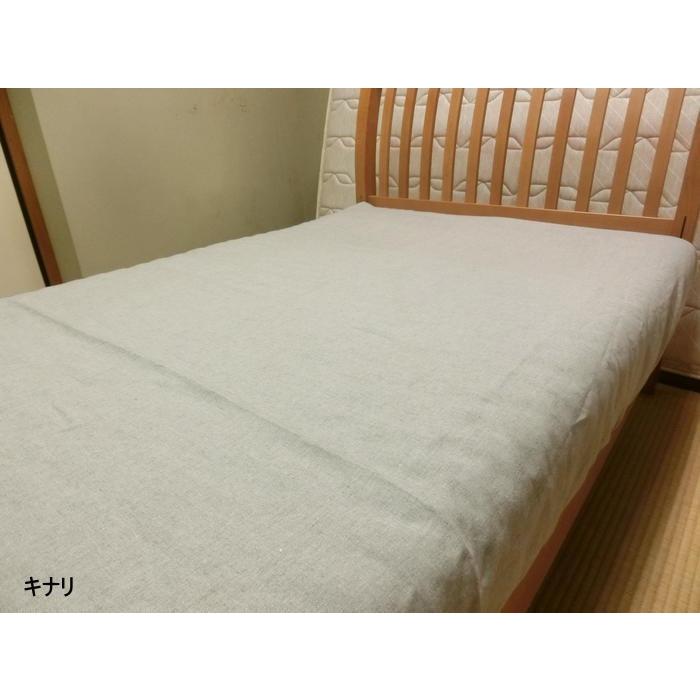 麻100% ボックスシーツ ワイドキング 190x195x30/190x200x30/190x210x30cm 200cm幅 超大判 抗菌・防臭効果 洗える 日本製 BOXシーツ マットレス用_4