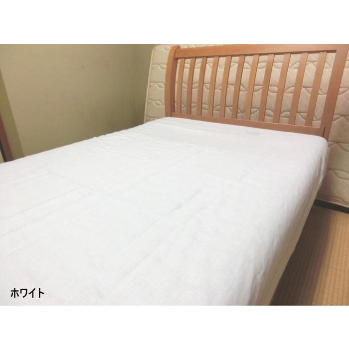 麻100% ボックスシーツ ワイドキング 190x195x30/190x200x30/190x210x30cm 200cm幅 超大判 抗菌・防臭効果 洗える 日本製 BOXシーツ マットレス用_8