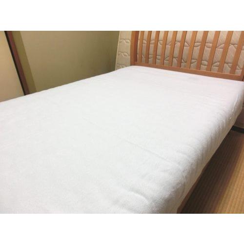 ボックスシーツ ワイドダブル 40cmマチ 国産 綿パイル 155x195x40/155x200x40/155x210x40cm 綿100% タオル地 BOXシーツ マットレス用 洗える 日本製_2