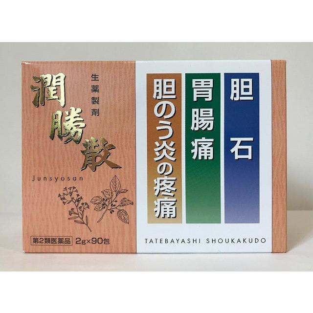 建林松鶴堂 第2類医薬品 胆石、胃腸痛などに 潤勝散 90包 じゅん