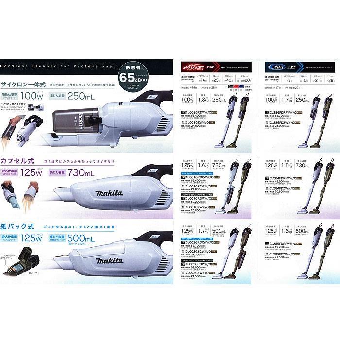 マキタ（makita） マキタ電動工具 充電式クリーナー 紙パック式