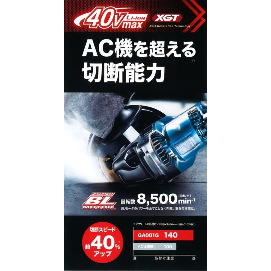 マキタ マキタ電動工具 100mm充電式ディスクグラインダ GA001GZ マキタ マキタ電動工具 100mm充電式ディスクグラインダ GA001GZ