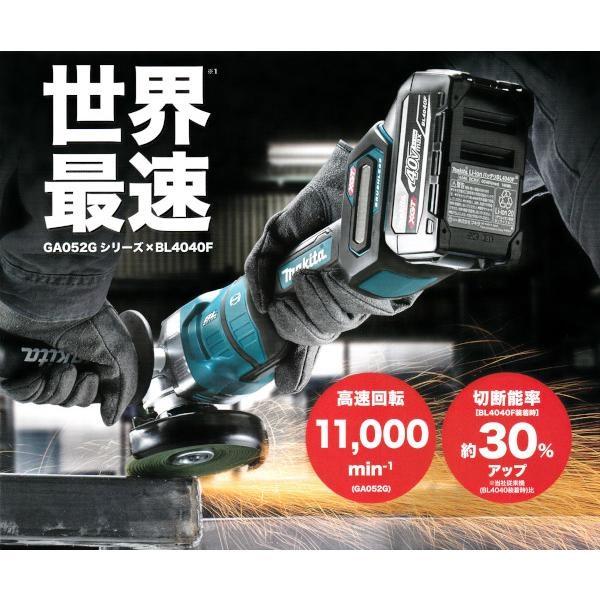 マキタ マキタ電動工具 充電式ディスクグラインダ 125mm［パドル