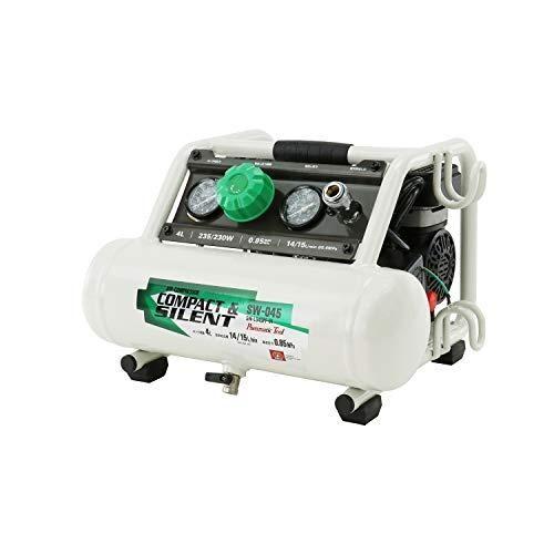 藤原産業 SK11 エアーコンプレッサー SW-045 タンク容量 4L 低騒音