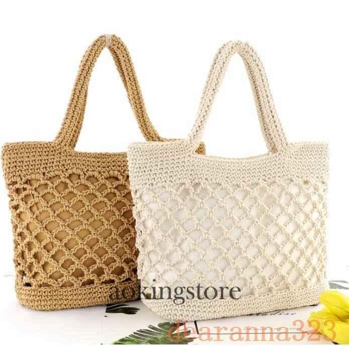 カゴバッグ40代かごバッグ21おしゃれトートバッグレディース大きめ夏バッグ手編みストローバッグ女性大学生トレンド 21年レディースファッション 福袋特集