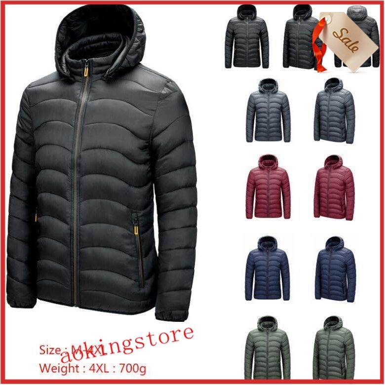 大人気定番商品 コート アウター 大きいサイズフード付中綿ジャケットダウン風メンズコート 新着 暖かい秋冬コート フードは取り外し可 メンズカジュアル中綿コート 中綿入れアウター 保温ダウン綿ジャケット ブルゾン ジャンバー 無地 Www Threeriversofs Com