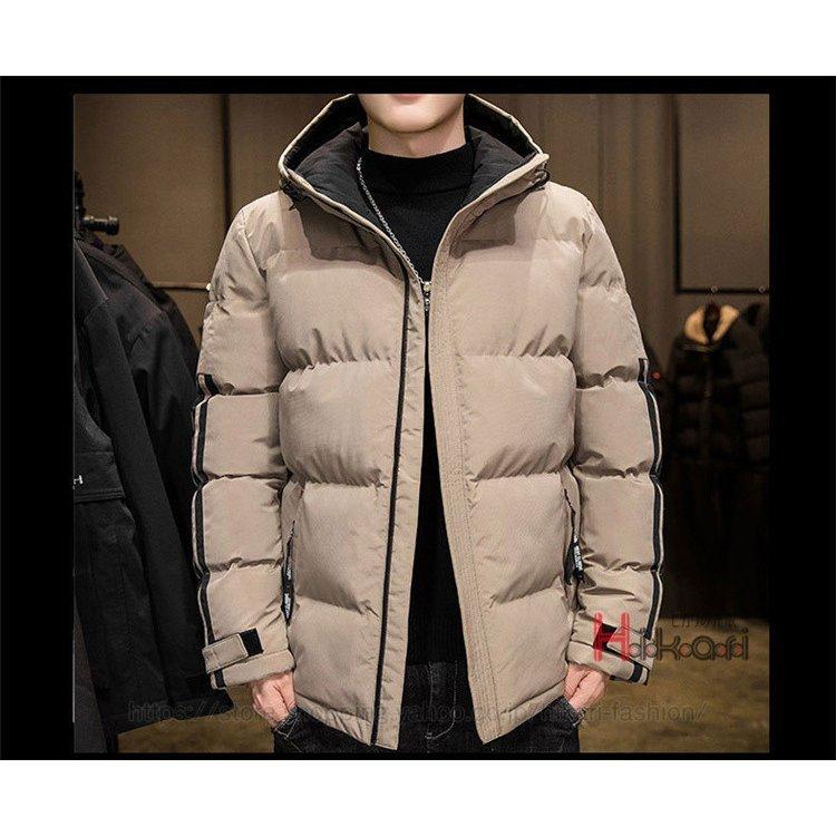 中綿ジャケット メンズ 防風 ボリュームフード 防寒 冬物 冬服 キルティングジャケット オシャレ 黒 ベージュ 17人気特価