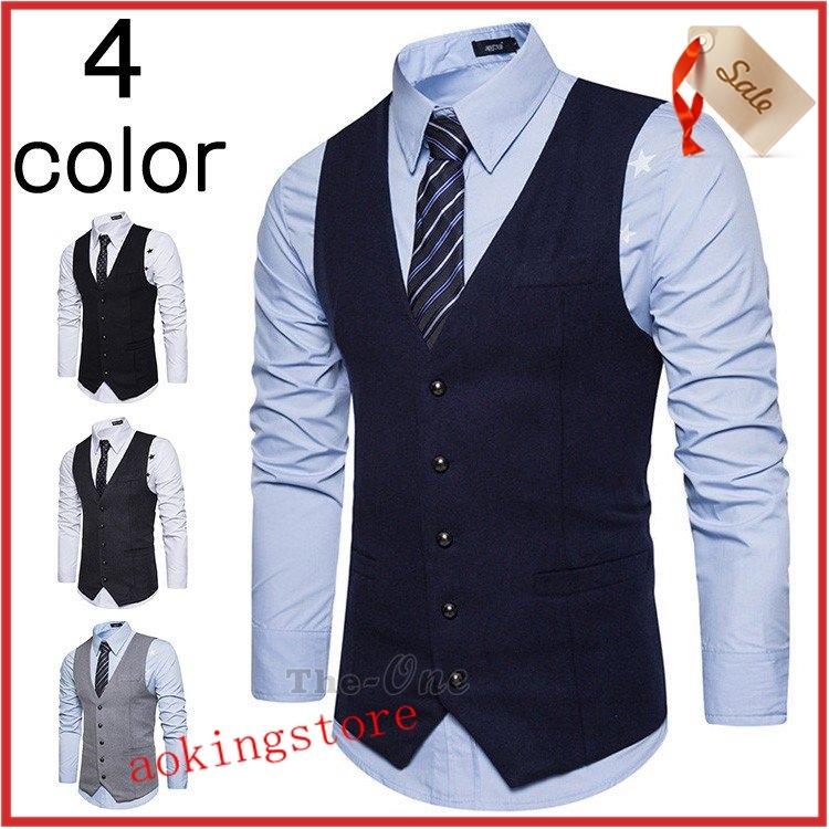 ジレベスト ベスト メンズ 紳士服 夏 スーツベスト チョッキベスト ビジネス カジュアル 結婚式 二次会 サマー レビュー高評価のおせち贈り物
