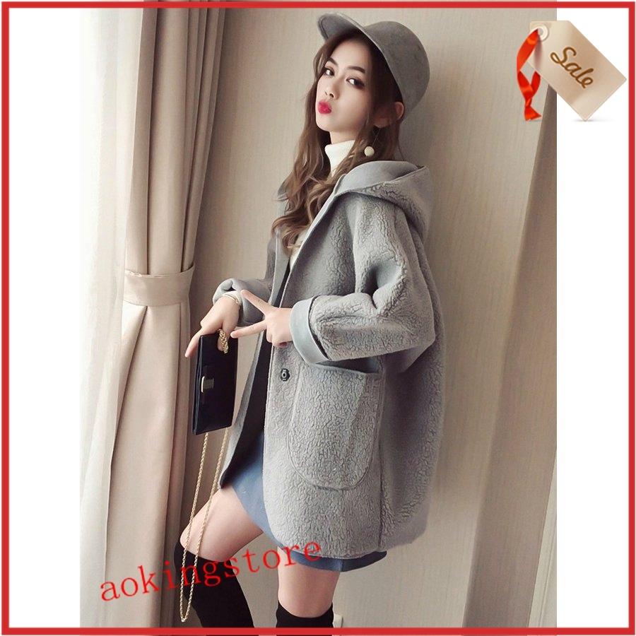 980円 注目ブランドのギフト コート レディース 秋 冬 ムートンコート フード付き フェイクムートン アウター ボア 長袖 大きいサイズ おしゃれ かわいい 無地 カジュアル