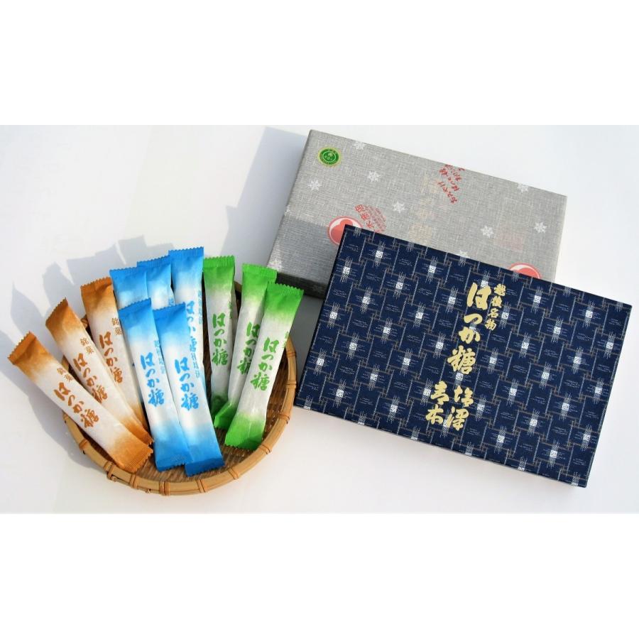 はっか糖 36本箱入 味くらべ（白12・抹茶12・和三盆12） :z5ryn2209q 