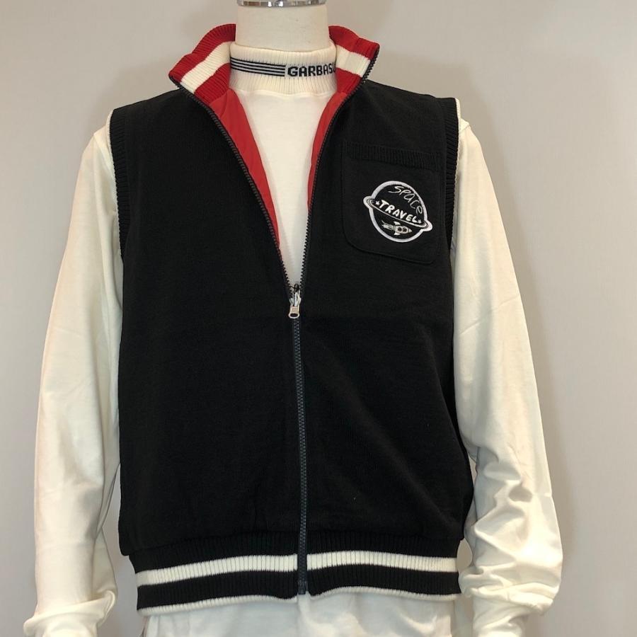 数量は多い ガルバス おしゃれ ゴルフベスト ファッション 秋冬 メンズ Garbasus リバーシブルベスト 秋冬新作 21 L 48 サイズ メンズウエア