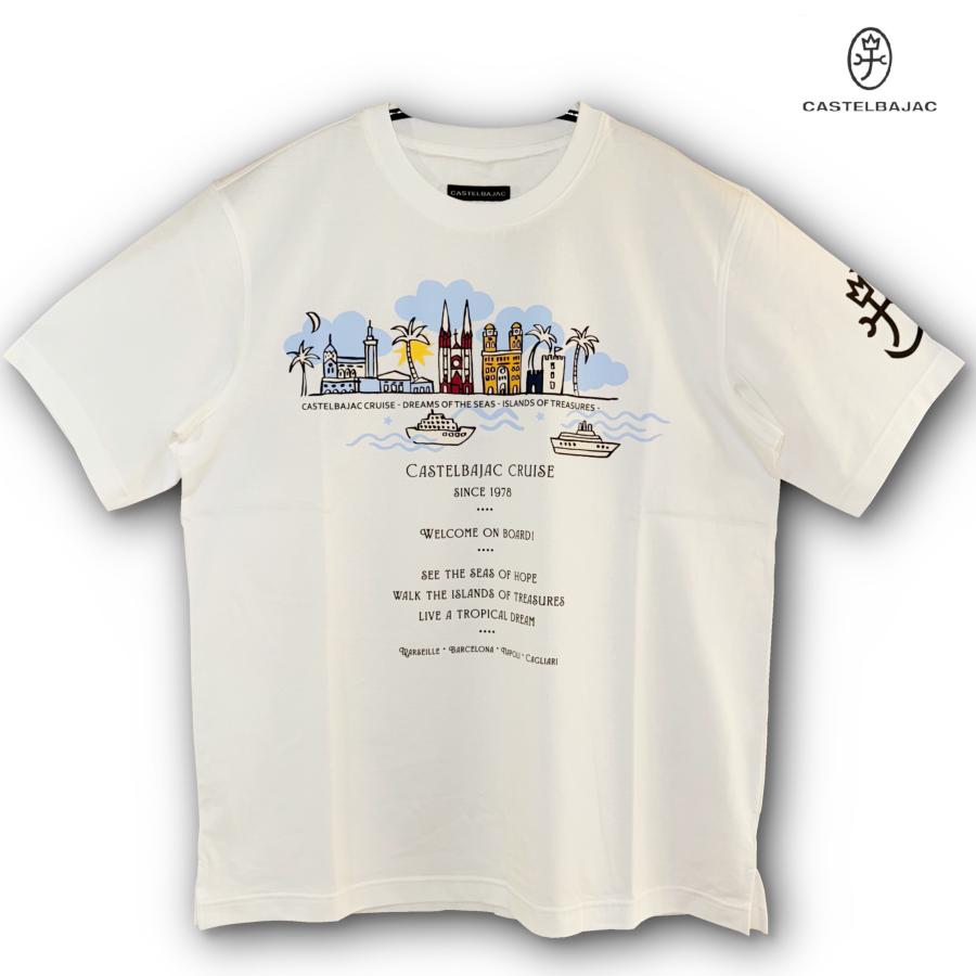CASTELBAJAC カステルバジャック 半袖 ゴルフシャツ 48 Tシャツ 半袖カステルバジャック 春夏用 ゴルフウエアー 40代 50