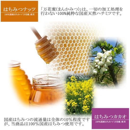 はちみつ ナッツ 125g&times;3本セット 国産はちみつ ナッツ 5種類使用 ナッツ蜂蜜漬け リセラファーム