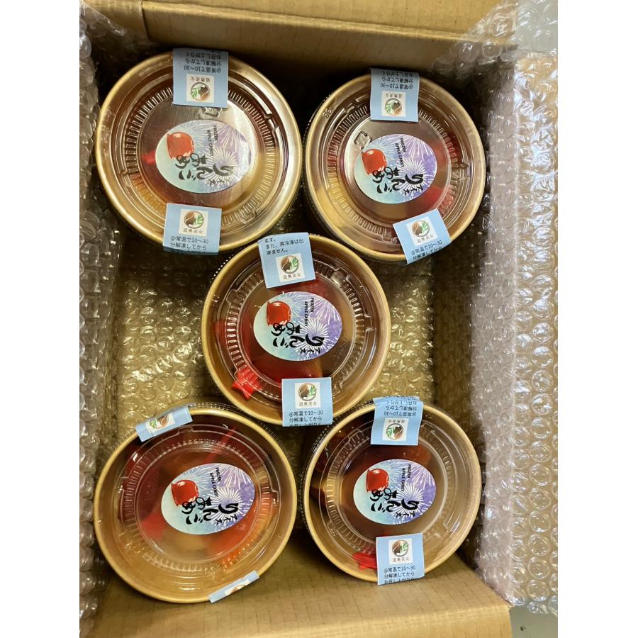 道奥美女 アイスりんご飴 100g×5個 カット済み 青森産ふじりんご