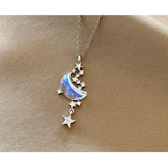 ネックレス 月 レディース 結婚式 新春セール 新作 アクセサリー 