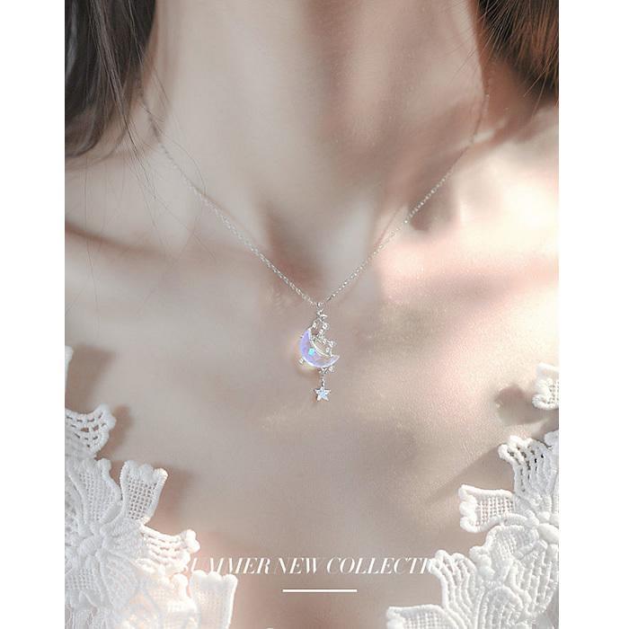 ネックレス 月 レディース 結婚式 父の日 新作 アクセサリー