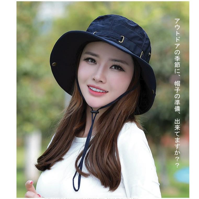 帽子 レディース メンズ サファリハット UVカット 春夏 プレゼント ハロウィン 新作 プレゼント 2022 あご紐付き つば広 日焼け防止 人気 送料無料 紫外線対策|aomushi|02