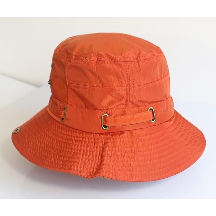 帽子 レディース メンズ サファリハット UVカット 春夏 プレゼント 母の日 プレゼント 2022(オレンジ)
