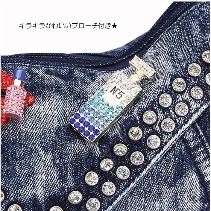 トートバッグ デニム バッグ 2way ショルダーバッグ 肩掛けバッグ 新作