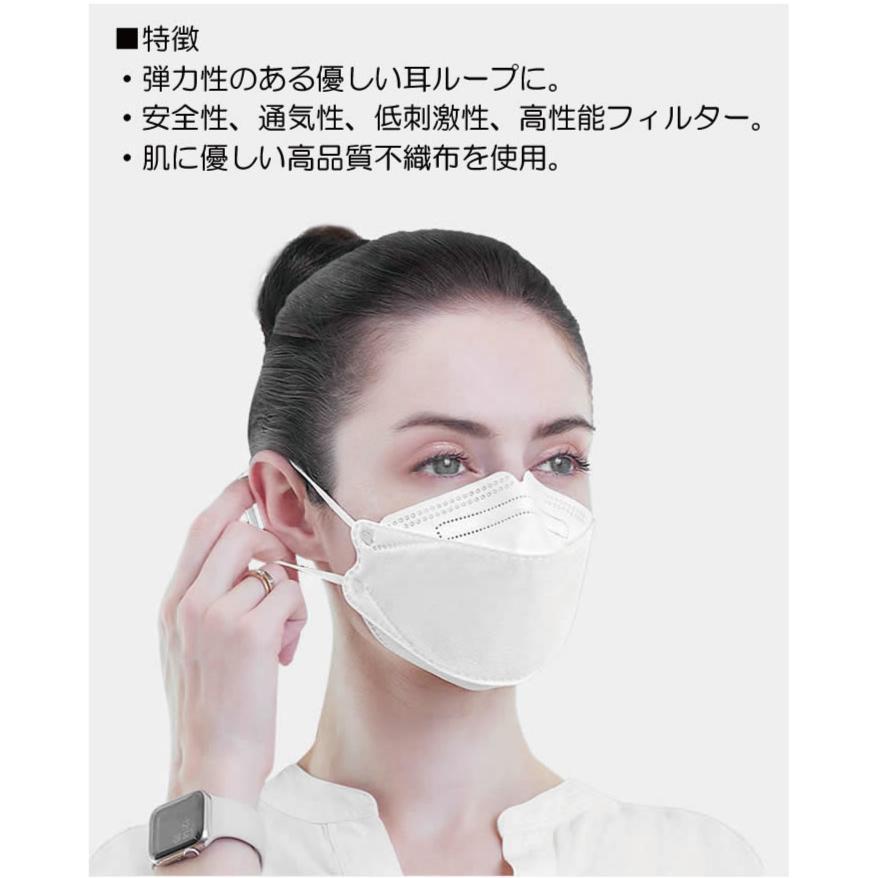 大人用マスク 95%カット 密封性がよい4層マスク 30枚セット 使い捨て