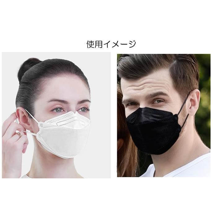 大人用マスク 95%カット 密封性がよい4層マスク 40枚セット 使い捨て