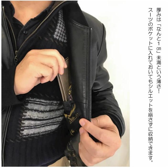 長財布 メンズ 薄い 軽い 厚さわずか1cmの極薄の軽い財布 70ｇ 薄い財布 薄型 コンパクト サイフ 紳士 プレゼント 人気 Mens02 Amgrocery 通販 Yahoo ショッピング