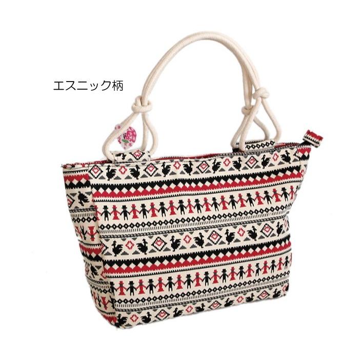 マザーズバッグ キャンバストートバッグ リーフ柄 アニマル柄 肌に