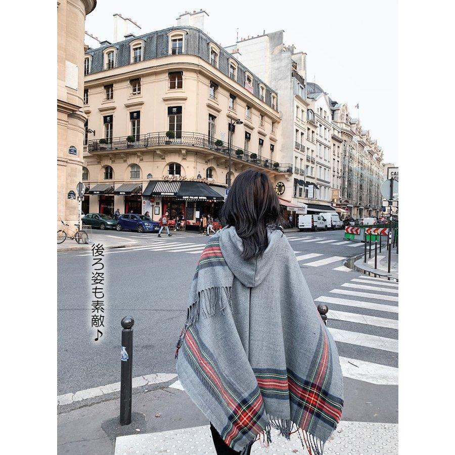 未使用級】PRADA ポンチョ マント ダッフルコート チェック柄 38 M 未