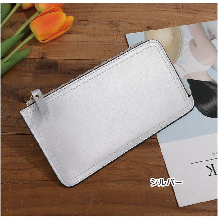 二つ折り長財布 シルバーロゴ ボヤージュ/シュリンクスター(シルバー)【長財布 l字】 | アジリティー