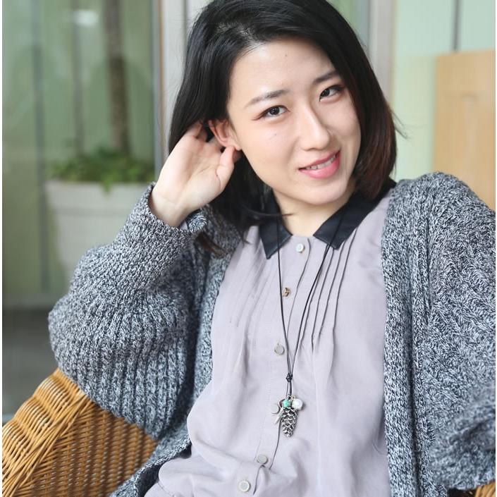 ネックレス レディース ロング 松ぼっくり ペンダント 結婚式 新作