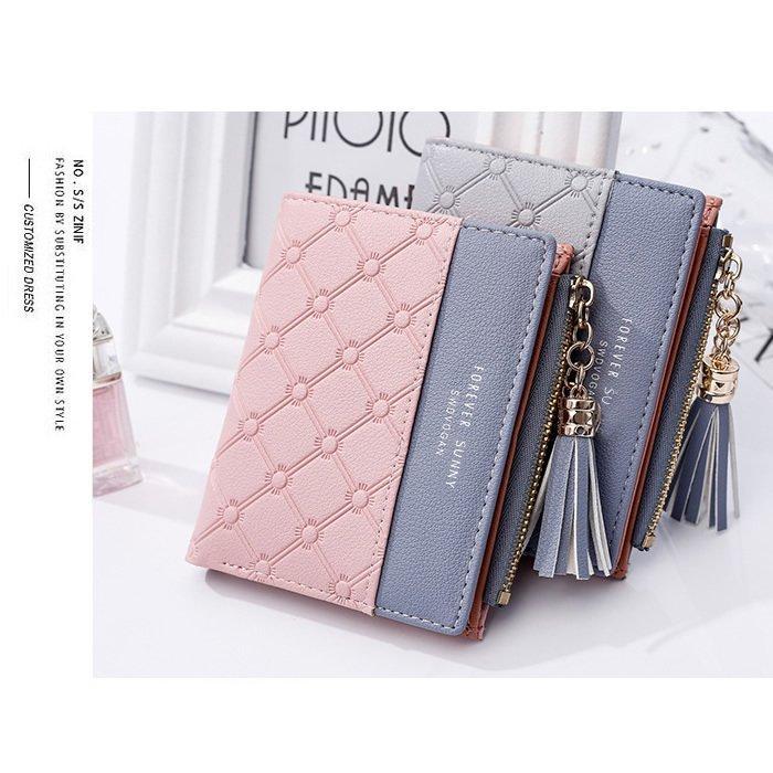 爆買 かわいい財布 レディース バイカラー 二つ折り財布 ホワイトデー