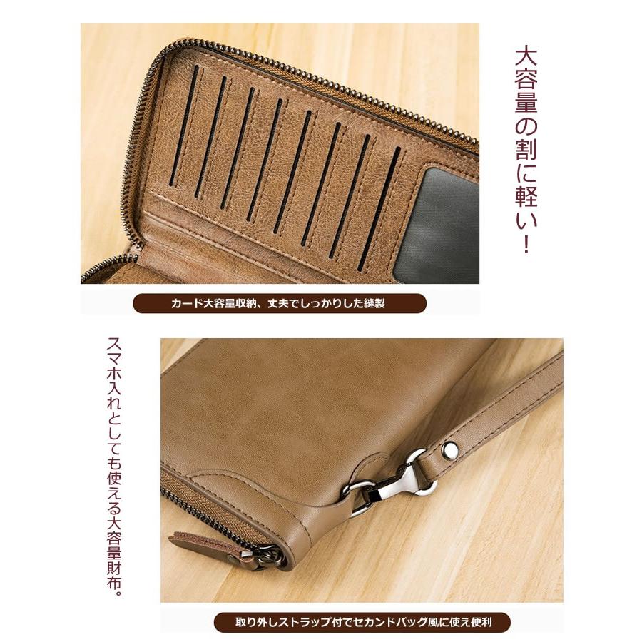 AMgrocery 長財布 メンズ 軽量 レザー 本革 財布 秋冬新作 新 AMgrocery 長財布 メンズ 軽量 レザー 本革 財布 秋冬新作 新